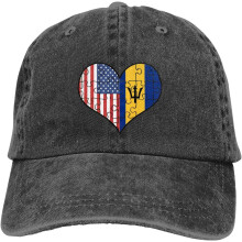 Vintage justerbar baseballkasket – Love Heart & Jamaica