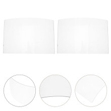 2Pcs Transparent Sandblasting Protective Hat Lens for Grinding Cutting and Outdoor Use