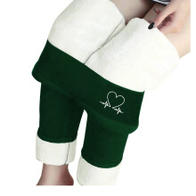 Dames dikke thermische leggings yogabroek met pluizige voering, elastische hoge taille, warme, nauwsluitende broek voor hardlopen en workouts bij