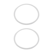 2X Kitchenware Pressure Cooker Rubber Seal Gasket, 26 cm Inner Diameter,2 x pressure cooker gasket,clear white