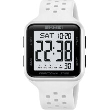 Montres de sport pour hommes, étanches, de style militaire, numériques, multifonctions, avec alarme, double fuseau horaire et chronomètre.