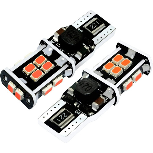 Φωτεινές λάμπες LED T15/912/921 για 3ο φως φρένων/πορτμπαγκάζ, καθαρό κόκκινο CHMSL –