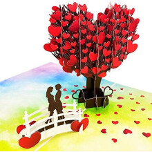 Lesbian Love Tree Pop-Up Greeting Card 3D