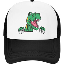 Stoere truckerpet met dinosaurusklauwen voor peuters en kleuters, verstelbare snapback baseballpet met mesh voor jongens en meisjes