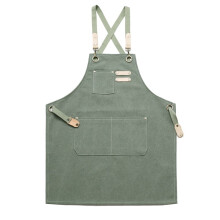 Delantal universal de lona impermeable, apto para niños de 100 a 140 cm de altura, con bolsillo lateral para herramientas y doble uso para