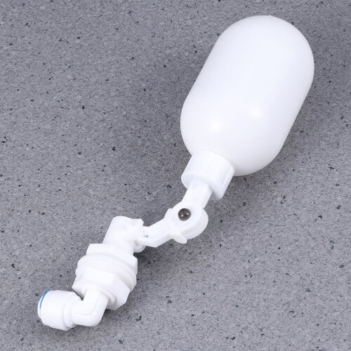 2-Pack Plastic Float Valve for Aquarium Water Level Control Automatic White