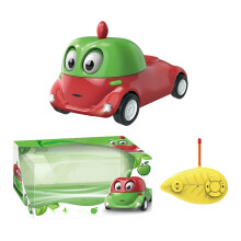 Coches teledirigidos con forma de fruta para niños de 3 a 4 años, coche de juguete con forma de plátano, luces y control de 4 direcciones,
