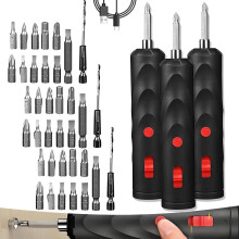 Cordless Electric Screwdriver Set, Rechargeable & USB-Charged, for Phone/Laptop Repair (3PCS) – Compatible with DIY Tools