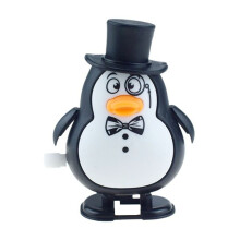 Wind Up Christmas Toy Penguin Elk Snowman 1 Pc