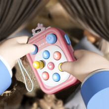 Mini Push Game Console – Bubble Stress Relief Toy, Portable Educational Game for Kids & Adults, ABS Plastic, Ergonomic, Travel-Friendly Gift