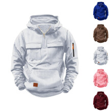 Distressed Hooded Sweatshirt for Big Boys Long Sleeve