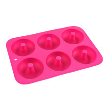 Moule à donuts en silicone Witspace – Antiadhésif, résistant à la chaleur, sans BPA, compatible lave-vaisselle, démoulage facile ; compatible