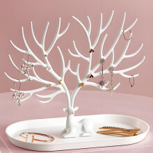 Antlers Jewelry Display Stand,Tree Tower Rack Hanging Organizer for Ring Earrings Necklace Bracelet