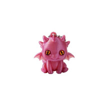 ks Roztomilý malý drak (růžovočervený) 5CM 3D tištěná figurka draka/dekorativní dílek