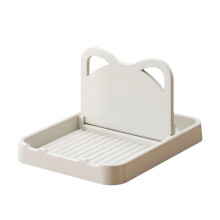 Foldable Pan Lid Holder & Spoon Rest with Non-Slip Pads – White, Multifunctional Utensil Stand Compatible with Most Cookware