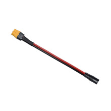 go Cábla Cumhachta Fireann Baineann DC5521DC5.5x2.1mm le haghaidh Taispeántais FPV agus Réiteach Stórála Gréine