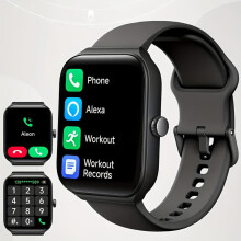 Smartwatch 2025 con schermo touch HD da 1,83", 100 modalità sportive, notifiche di chiamate/messaggi, compatibile con iOS/Android, fitness tracker