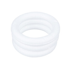 10Pcs White Foam Donut for Wreath Craft Supplies, Foam Circles for Craft Projects and Decorations