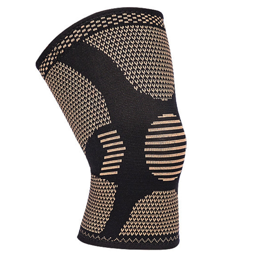 Compression Knitted Knee Sleeve for Tennis Knee Golfer Weight Lifting Knee Support Knee Protectors Sleeve