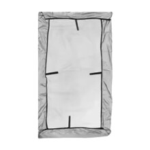 Szürke, 75"x47"-es, vízálló, UV-álló kültéri hintaponyva-csere, 3 személyes tornácos felső takaró – kompatibilis a szürke