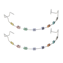 Fake Braces, Kids Fake Braces Lip Protector Colorful Braces Wire, Teeth Braces Wire Stylish Teeth Cosplay Braces for Dentists Kids