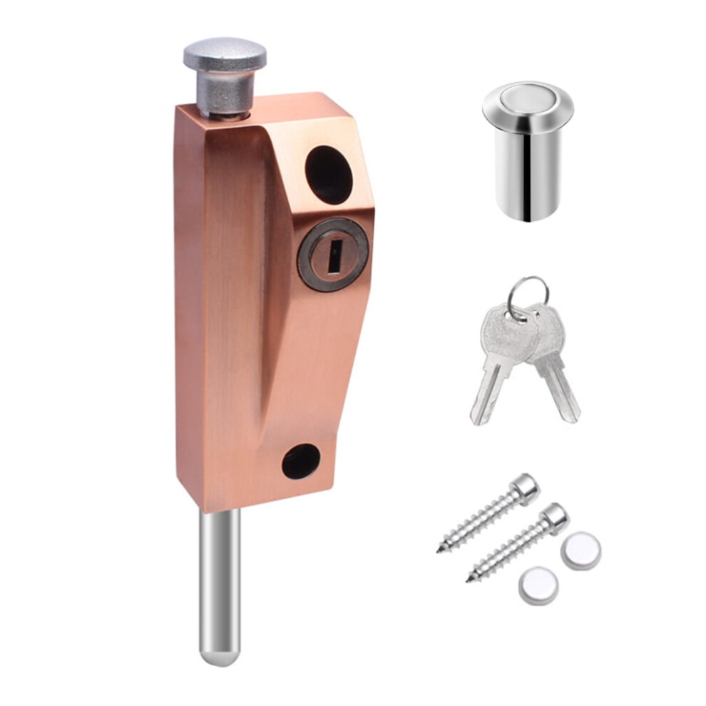 Aluminum Alloys Revolving Door Ground Lock Sliding Door Latches Wooden Door Spring Floor Lock Easy To Installation 9499224945173