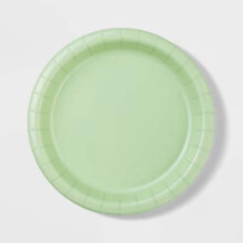 Assiettes jetables vert sauge 8,5 pouces (paquet de 20)