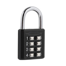 Smart Combination Lock,8 Digit Resettable Password Padlock,Portable Combination Code Padlock Security Password Lock