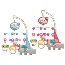 Baby Crib Mobile Remote Control: 400 Ringtones, 360 Rotating Toys, ABS Safe for 0-12M, Volume Control & Music Box