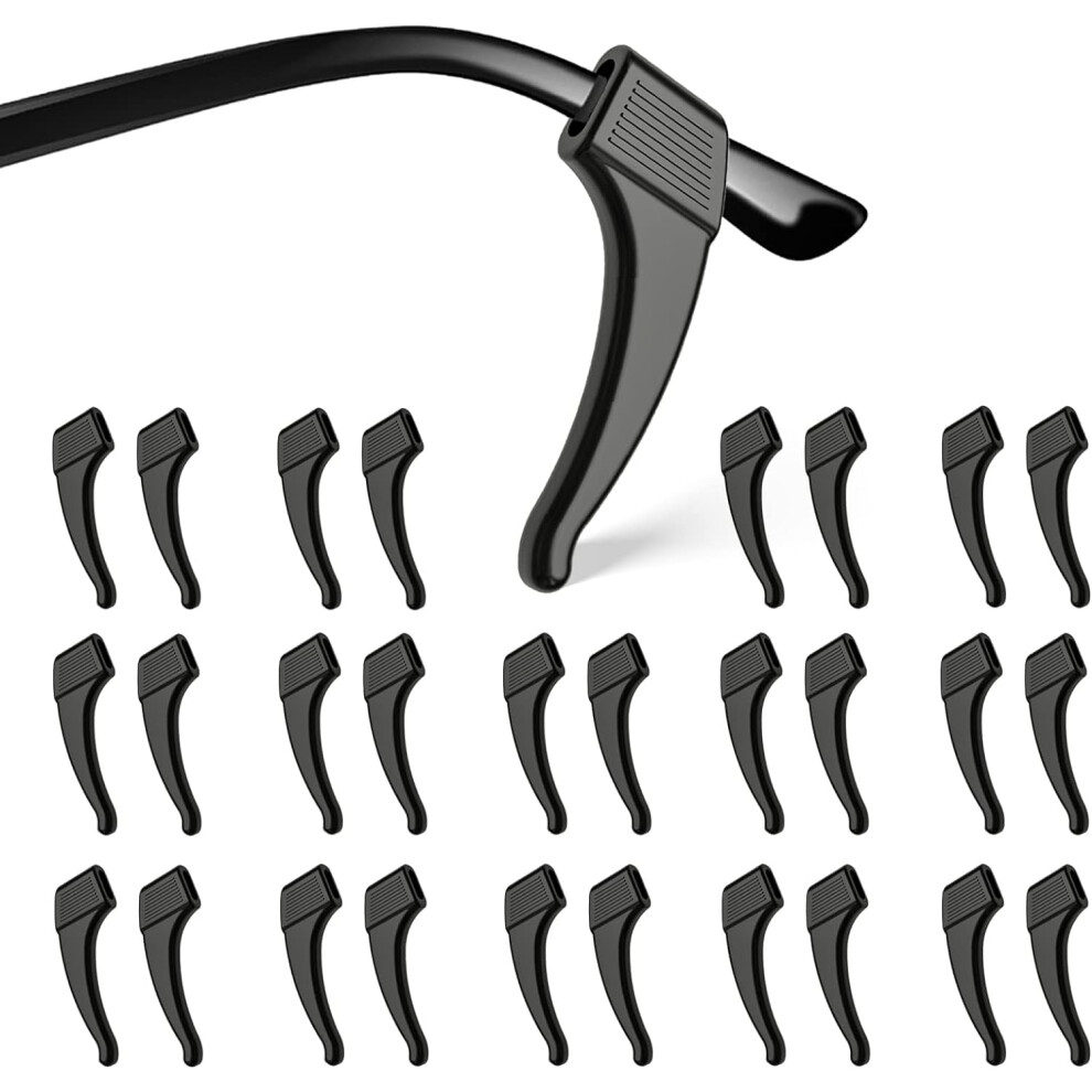Light 20 Pairs Anti-Slip Eyeglass Ear Grips Â Silicone Temple Tips Sleeve Retainer For Eyewear, Sunglasses, Spectacles, Sports Glasses; Compatible With