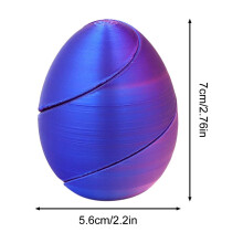 Printed Easter Egg Toy Festive Holiday Decoration Egg
