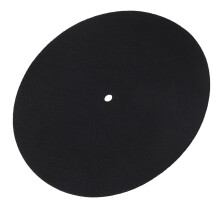 Slipmat in Lana per Giradischi 195mm, Riduce Vibrazioni e Scivolamento