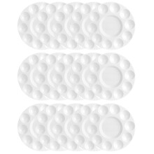 60Pcs White Art Painting Color Trays Practical Paint Mixing Pallets