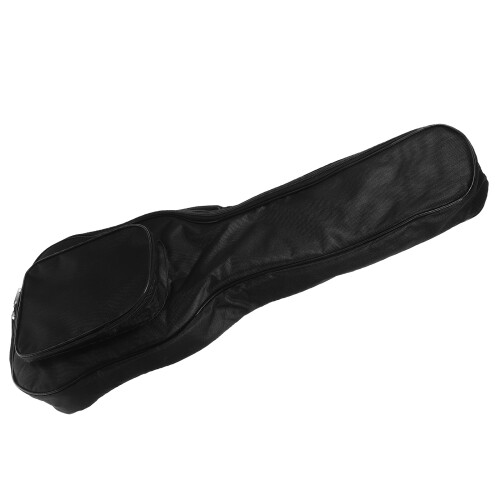 2Pcs Black Ukulele Storage Bag with Smooth Zipper Guitar Pouch