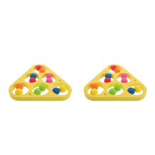2Sets Eva Floating Pool Throwing Game Assorted Color Family Water Toy