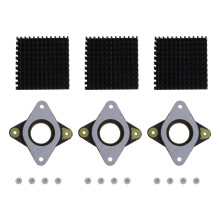 1Ensemble Amortisseur Anti-Vibration Dissipateur Pour 3D