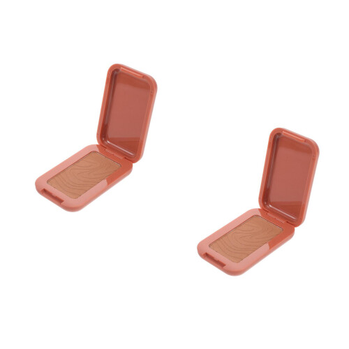 2Pièces Bronzer Poudre Douce Mate Couvrante Pour Durable