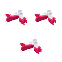 3Pièces Bébé Rose Coton Respirantes