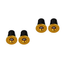 2Paren Gouden Aluminium Handvat Plug Accessoires Voor 22-24Mm