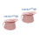 2Pièces Pot Potty Rose PP Portable Avec Couvercle Pour 1