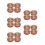 Durable Red Rhinestone Applique Patch for Wedding Dress Belt 1