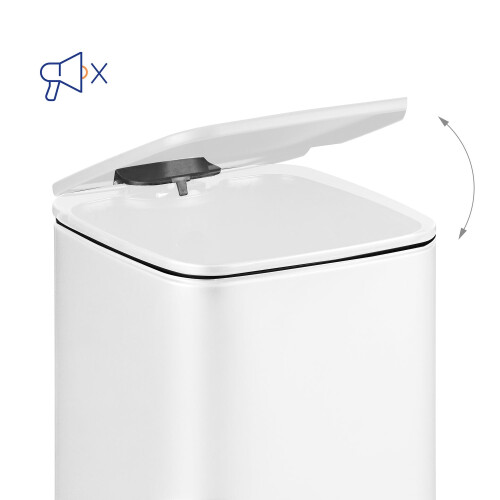 Badezimmer-Treteimer, 6 l - Soft-Close, freihändige Bedienung