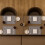 Bambu Polyester bordstabletter Set om 6 med glasunderlägg 1