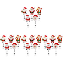 20St Kerstman Badge Buckle Acryl, Veelzijdige Id-Kaarthouder Decoratie