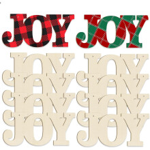 10 große, unbemalte DIY-Weihnachtsornamente aus Holz – Unfertige Deko-Elemente für Bastelarbeiten, Feiertage, Hochzeiten und Partys