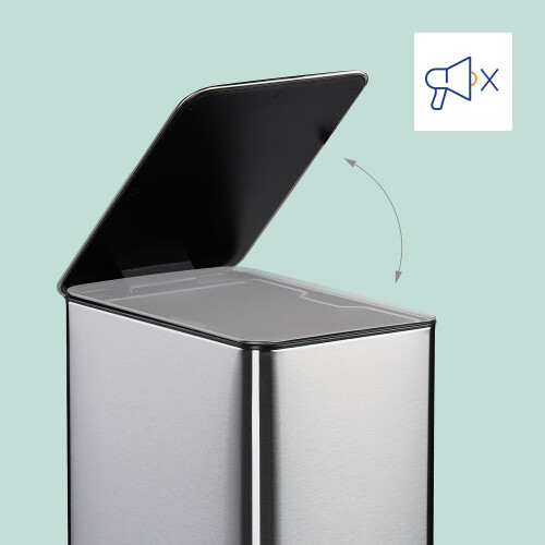 Pedal Bin 10L - Soft-Close, Hands-Free Disposal