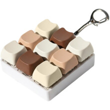 Mini teclado antiestrés colorido, 1 unidad. Juguete antiestrés con teclado y pulsador para adultos para aliviar el estrés y la ansiedad. Teclado