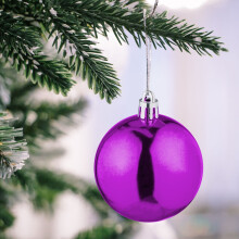 Conjunto de enfeites de árvore de Natal, 100 enfeites brilhantes