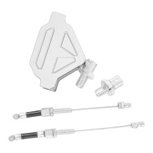 Palanca de embrague de motocicleta, decoración, accesorios profesionales, piezas de reparación de moda, plata fácil