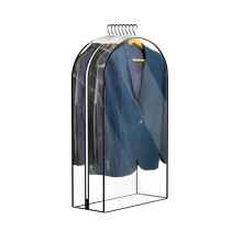Custodia porta abiti pieghevole con finestre trasparenti, copriabiti da appendere per viaggi e protezione dalla polvere, 152x60x25 cm, 1 pezzo